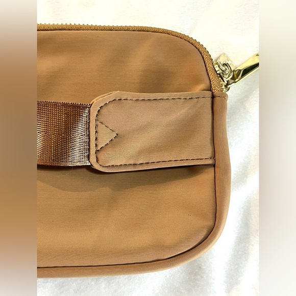 Zorfin Tan Brown Belt Bag Fanny Pack Pockets Adjustable Strap Water Resistant - Picture 13 of 16